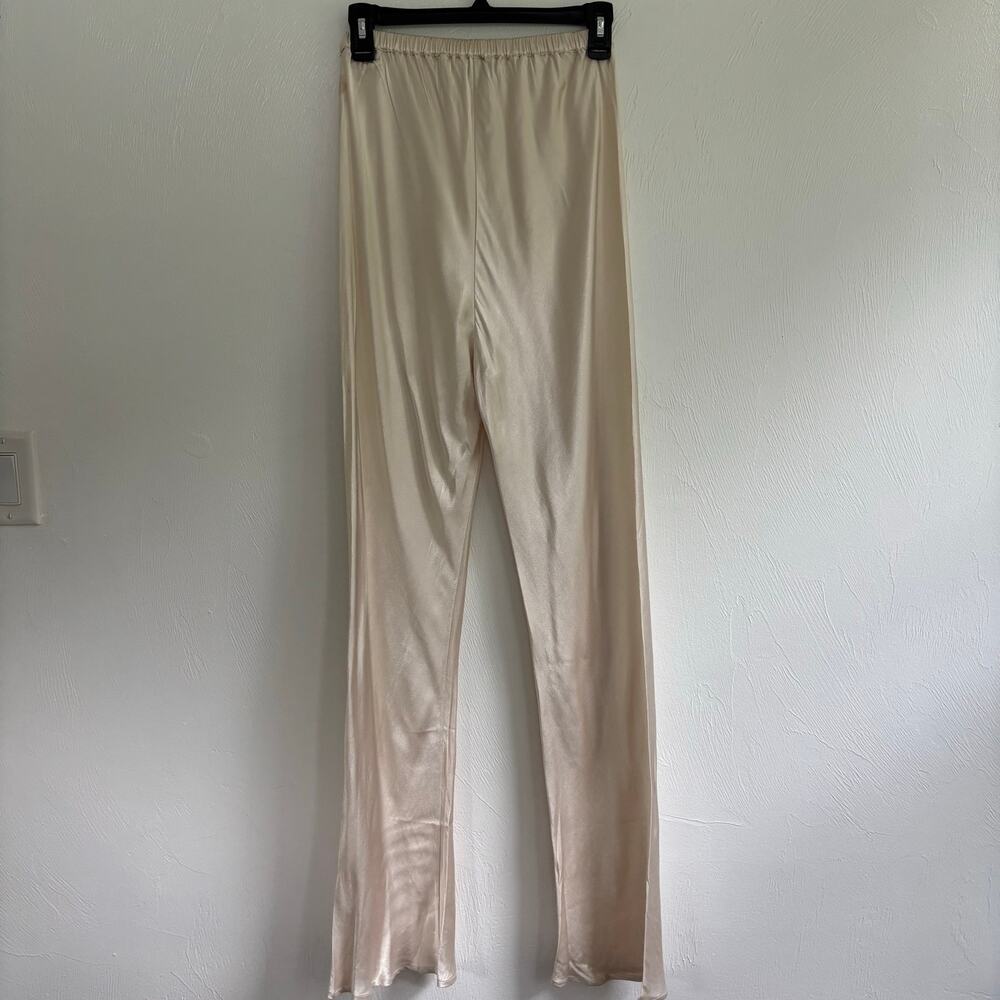 NWT DISSH Women’s Simone Pearl Satin Blazer & Pants Size 4/6 Ivory Suit Set - Picture 11 of 16